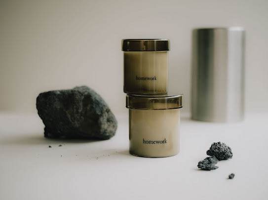 Homework - Metal Element Scented Candle