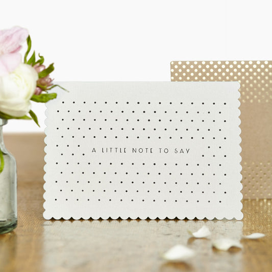 Luxe Little Note Card