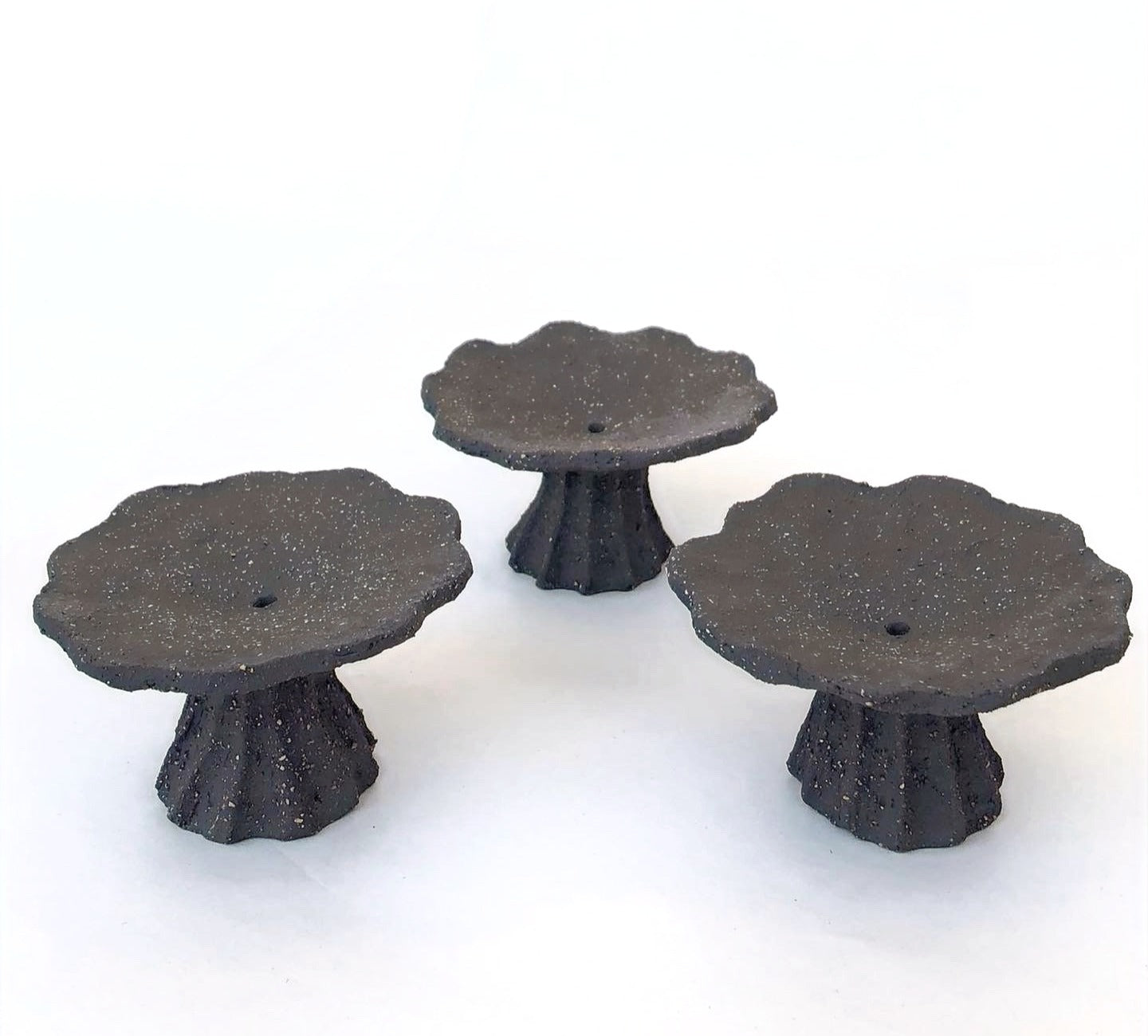 PPP LAB Incense Holder in Black Clay