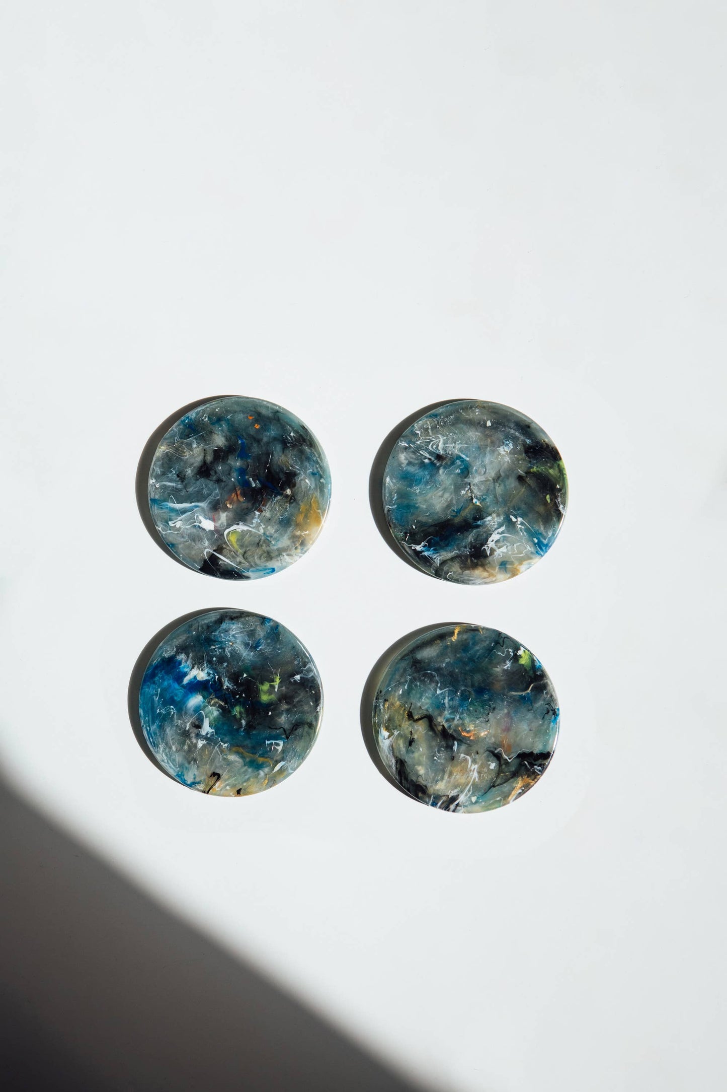 Recycled Plastic Coaster -  'Marble' - Set of 4