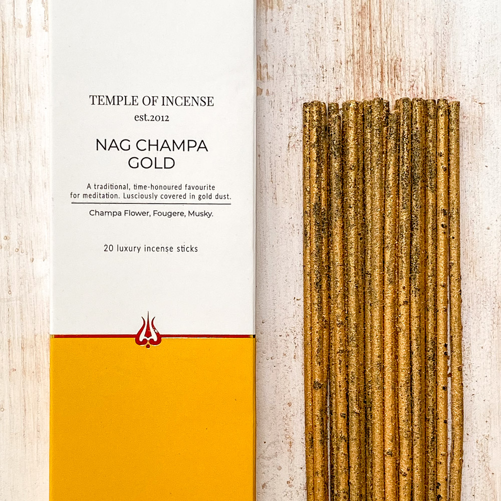 Nag Champa Gold Incense Sticks, Temple Of Incense